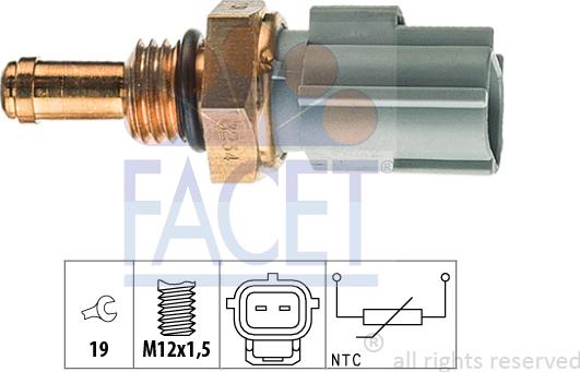 FACET 7.3234 - Sensore, Temperatura refrigerante www.autoricambi360.it