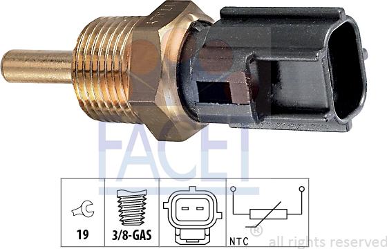 FACET 7.3230 - Sensore, Temperatura refrigerante www.autoricambi360.it