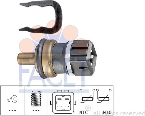 FACET 7.3232 - Sensore, Temperatura refrigerante www.autoricambi360.it