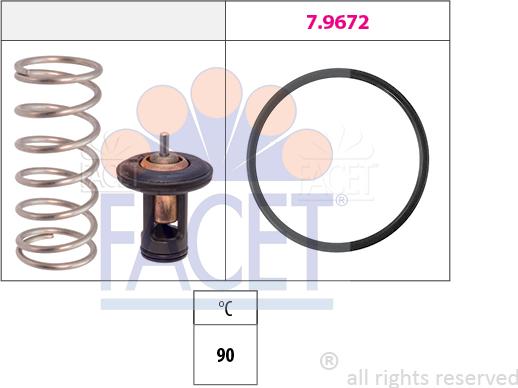 FACET 7.7943 - Termostato, Refrigerante www.autoricambi360.it