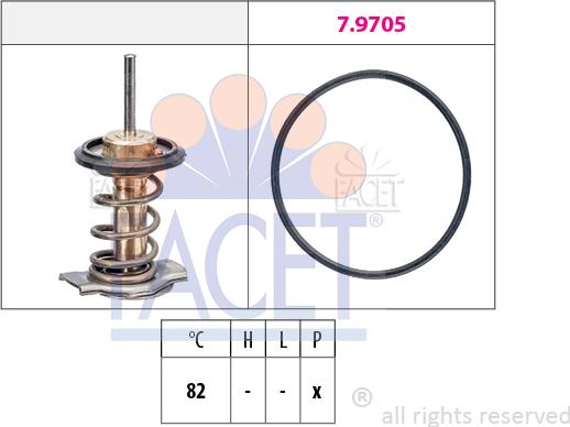 FACET 7.7951 - Termostato, Refrigerante www.autoricambi360.it