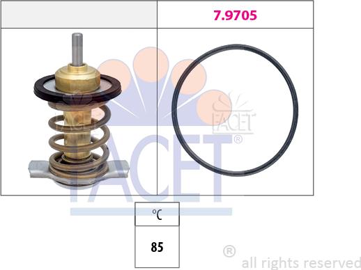 FACET 7.7953 - Termostato, Refrigerante www.autoricambi360.it