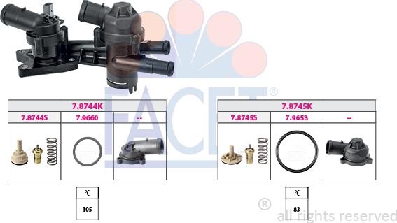 FACET 7.7962KK - Termostato, Refrigerante www.autoricambi360.it