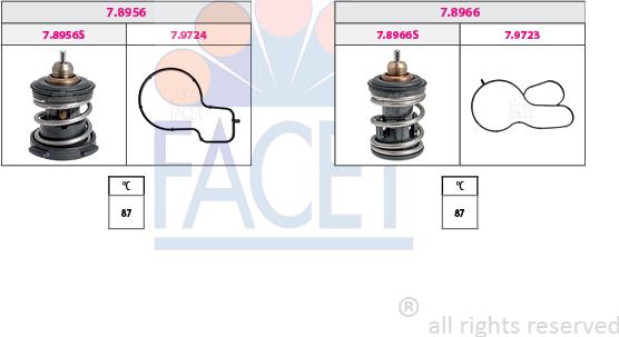 FACET 7.7985KK - Termostato, Refrigerante www.autoricambi360.it