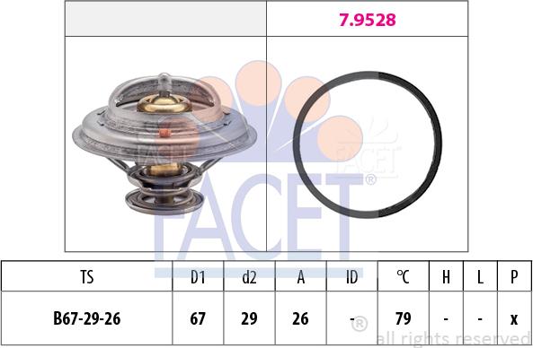 FACET 7.7937 - Termostato, Refrigerante www.autoricambi360.it