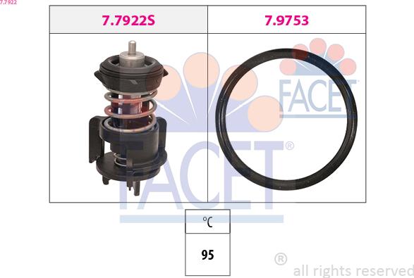 FACET 7.7922 - Termostato, Refrigerante www.autoricambi360.it