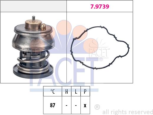 FACET 7.7976 - Termostato, Refrigerante www.autoricambi360.it