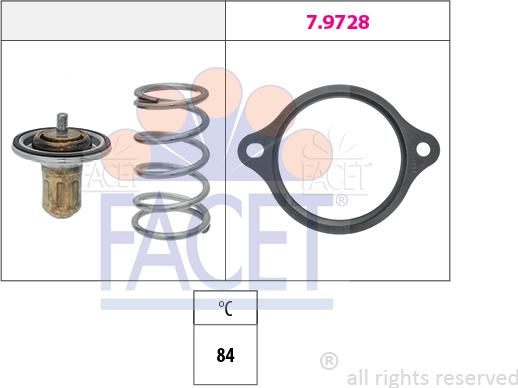 FACET 7.7970 - Termostato, Refrigerante www.autoricambi360.it