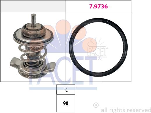 FACET 7.7973 - Termostato, Refrigerante www.autoricambi360.it