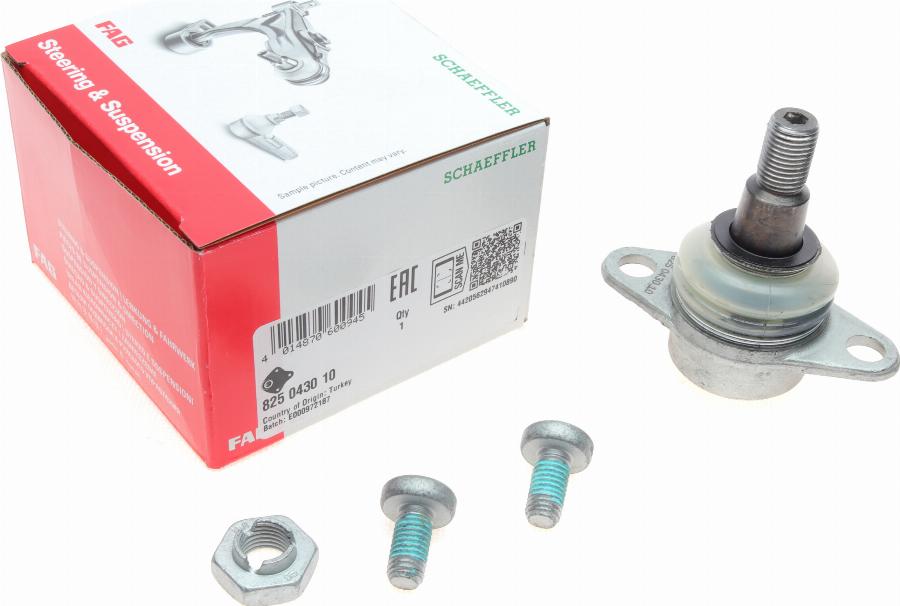 FAG 825 0430 10 - Giunto di supporto / guida www.autoricambi360.it