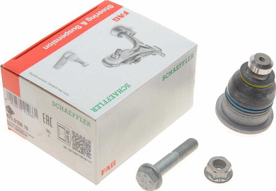 FAG 825 0168 10 - Giunto di supporto / guida www.autoricambi360.it