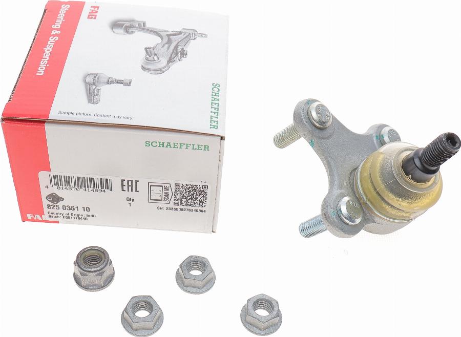 FAG 825 0361 10 - Giunto di supporto / guida www.autoricambi360.it