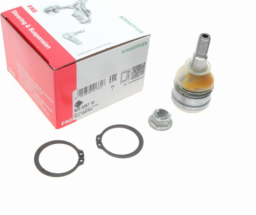 FAG 825 0267 10 - Giunto di supporto / guida www.autoricambi360.it