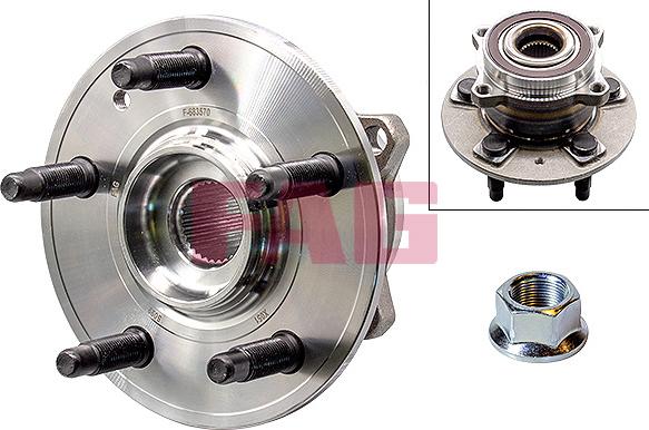 FAG 713 6980 10 - Kit cuscinetto ruota www.autoricambi360.it