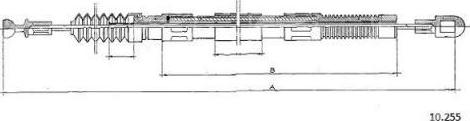 FARE 24707 - Cavo comando, Comando frizione www.autoricambi360.it