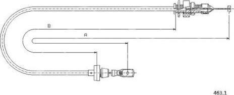 FARE 25668 - Cavo acceleratore www.autoricambi360.it