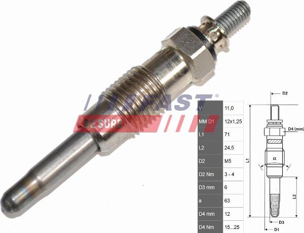 Fast FT82710 - Candeletta www.autoricambi360.it