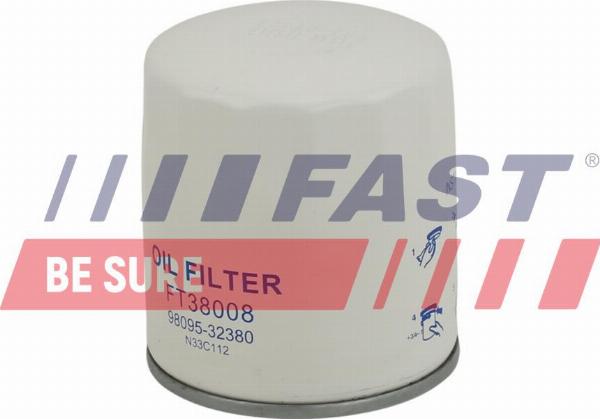 Fast FT38008 - Filtro olio www.autoricambi360.it