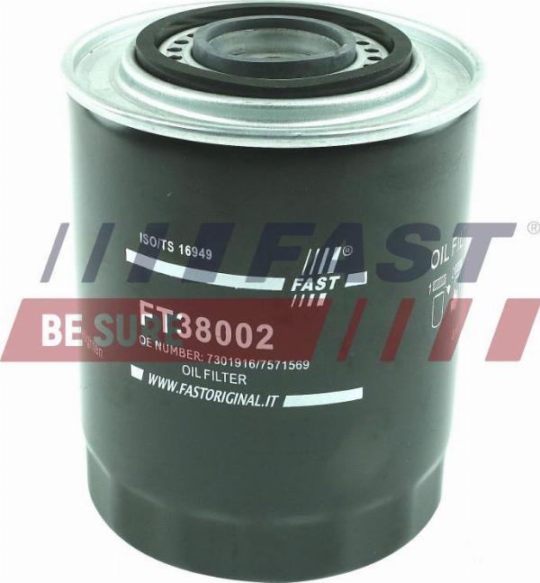 Fast FT38002 - Filtro olio www.autoricambi360.it