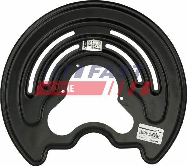 Fast FT32531 - Lamiera paraspruzzi, Disco freno www.autoricambi360.it
