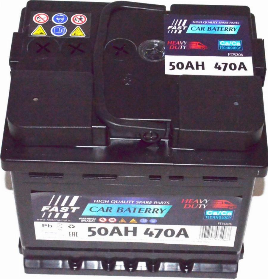 Fast FT75204 - Batteria avviamento www.autoricambi360.it