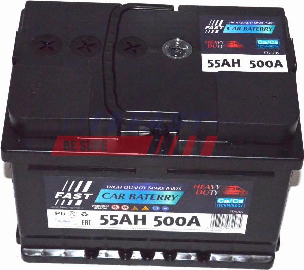 Fast FT75205 - Batteria avviamento www.autoricambi360.it