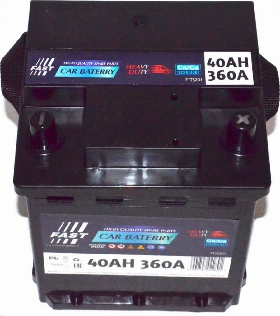 Fast FT75201 - Batteria avviamento www.autoricambi360.it