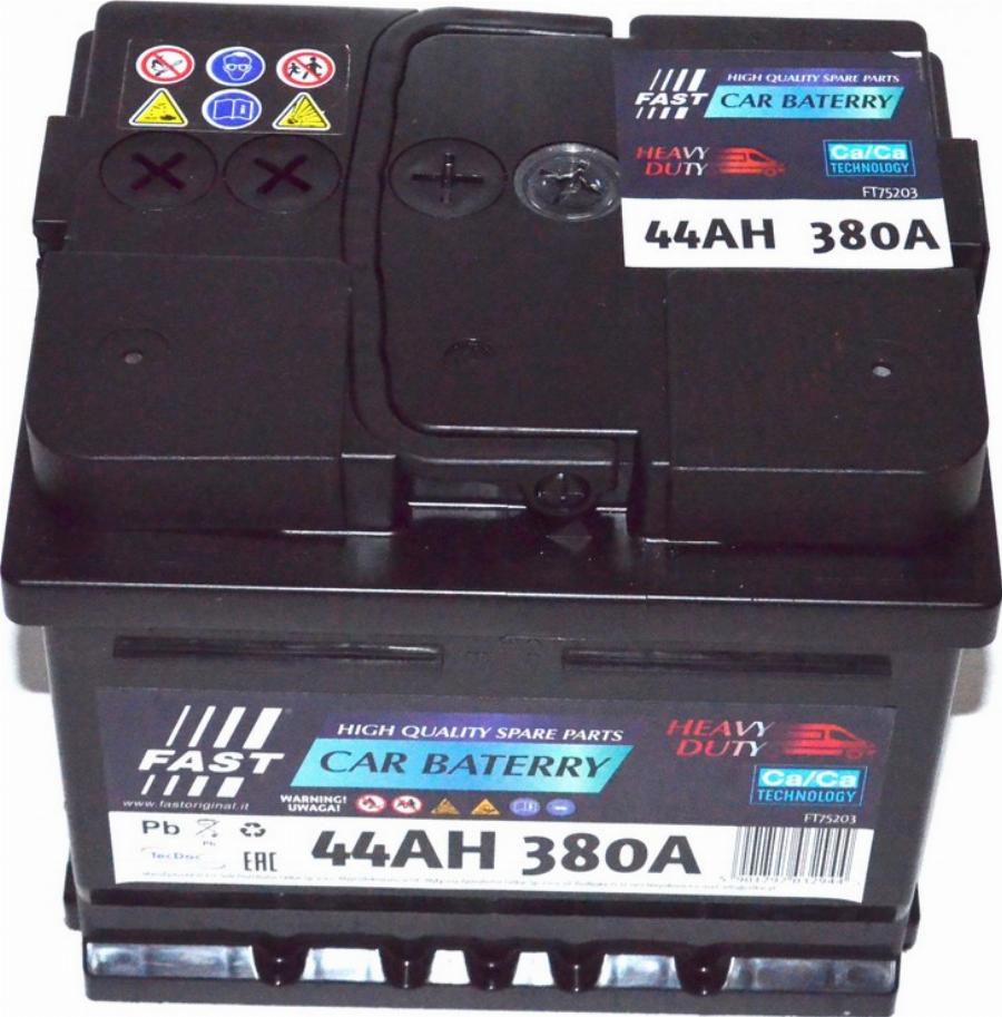 Fast FT75203 - Batteria avviamento www.autoricambi360.it