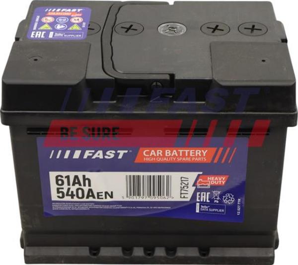 Fast FT75217 - Batteria avviamento www.autoricambi360.it