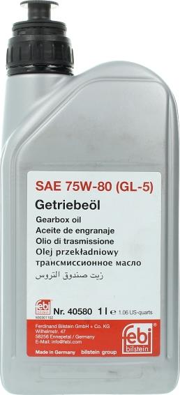 Febi Bilstein 40580 - Olio cambio www.autoricambi360.it