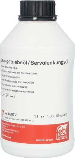 FEBI Bilstein 08972 - Olio impianto idraulico www.autoricambi360.it