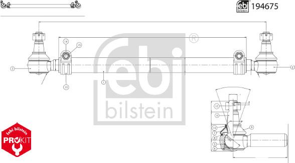 FEBI Bilstein 194675 - Barra sterzo www.autoricambi360.it