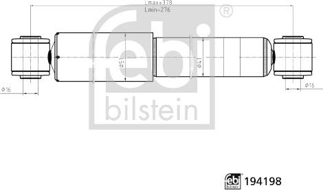 Febi Bilstein 194198 - Ammortizzatore www.autoricambi360.it