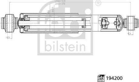 Febi Bilstein 194200 - Ammortizzatore www.autoricambi360.it