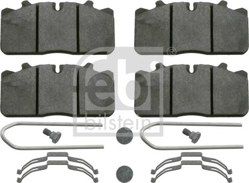 FEBI Bilstein 16564 - Kit pastiglie freno, Freno a disco www.autoricambi360.it