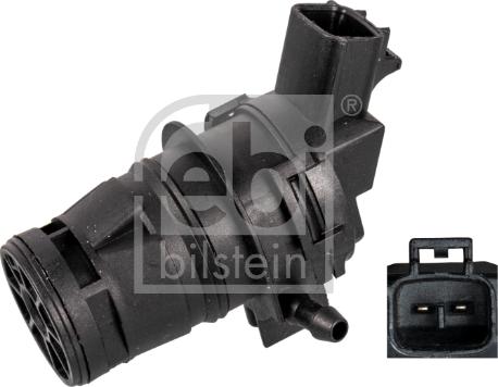 FEBI Bilstein 109275 - Pompa acqua lavaggio, Pulizia cristalli www.autoricambi360.it