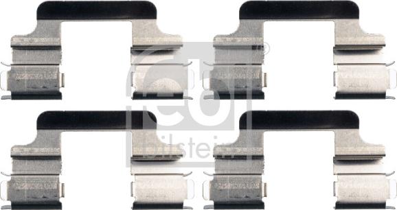 Febi Bilstein 185049 - Kit accessori, Pastiglia freno www.autoricambi360.it