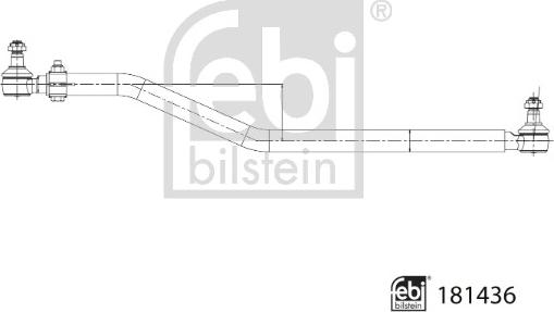 FEBI Bilstein 181436 - Barra sterzo www.autoricambi360.it
