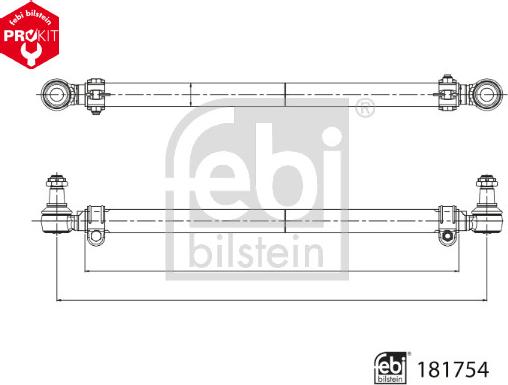FEBI Bilstein 181754 - Tirante trasversale www.autoricambi360.it