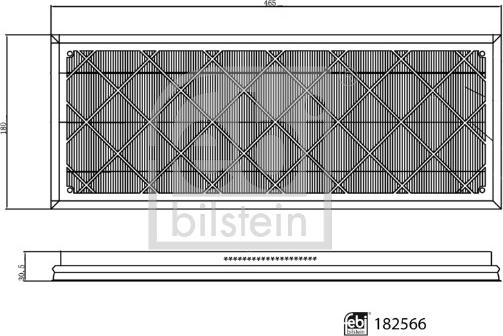 Febi Bilstein 182566 - Filtro, Aria abitacolo www.autoricambi360.it