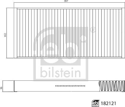 FEBI Bilstein 182121 - Filtro, Aria abitacolo www.autoricambi360.it