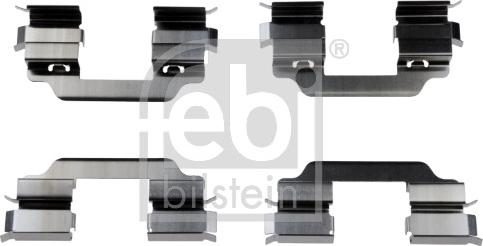 Febi Bilstein 182718 - Kit accessori, Pastiglia freno www.autoricambi360.it