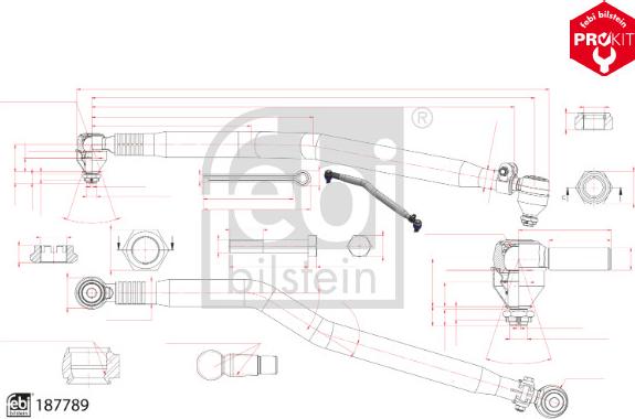 FEBI Bilstein 187789 - Barra sterzo www.autoricambi360.it