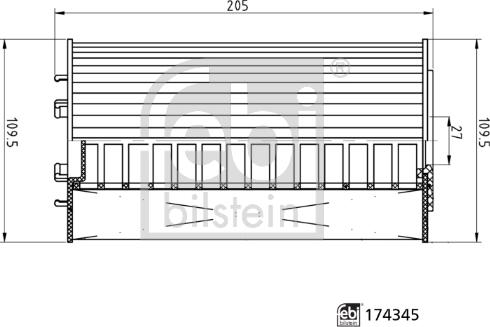 FEBI Bilstein 174345 - Filtro olio www.autoricambi360.it