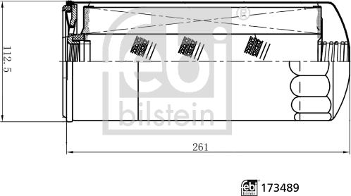 Febi Bilstein 173489 - Filtro olio www.autoricambi360.it