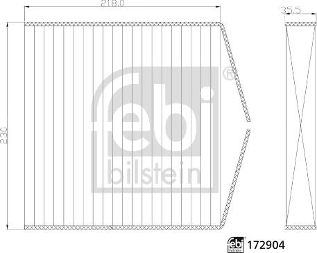FEBI Bilstein 172904 - Filtro, Aria abitacolo www.autoricambi360.it
