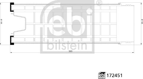 FEBI Bilstein 172451 - Filtro aria www.autoricambi360.it