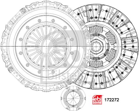 FEBI Bilstein 172272 - Kit frizione www.autoricambi360.it