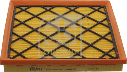 FEBI Bilstein 34402 - Filtro aria www.autoricambi360.it