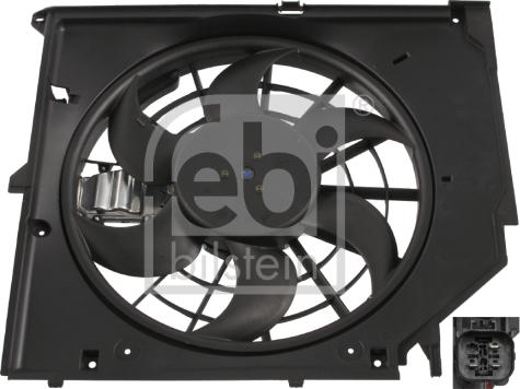 Febi Bilstein 36663 - Elettromotore, Ventola radiatore www.autoricambi360.it